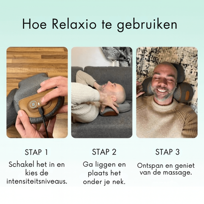 Relaxio® | De 3-in-1 nekmassager